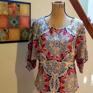 Anthropologie KAS Winterstar kimono top